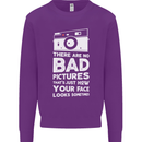Photography How Your Face Looks Sometimes Mens Sweatshirt Jumper Purple