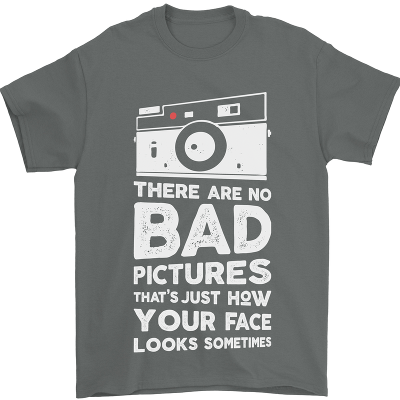 Photography How Your Face Looks Sometimes Mens T-Shirt Cotton Gildan Charcoal