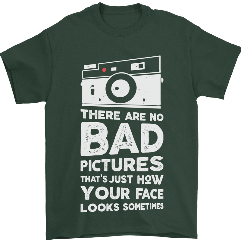 Photography How Your Face Looks Sometimes Mens T-Shirt Cotton Gildan Forest Green