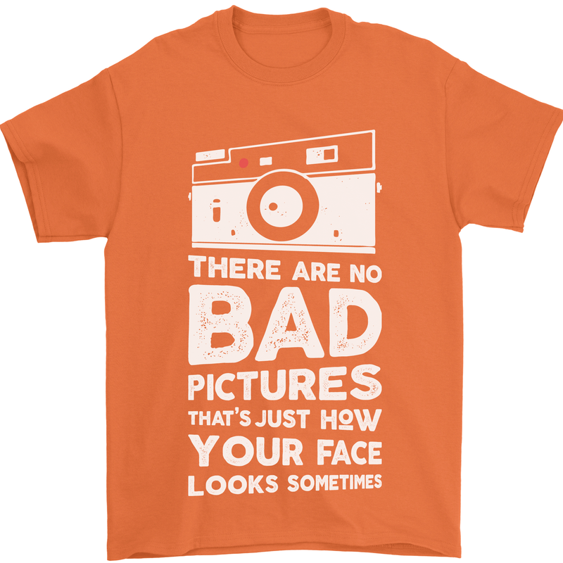 Photography How Your Face Looks Sometimes Mens T-Shirt Cotton Gildan Orange