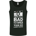Photography How Your Face Looks Sometimes Mens Vest Tank Top Black