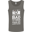 Photography How Your Face Looks Sometimes Mens Vest Tank Top Charcoal