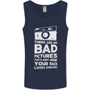 Photography How Your Face Looks Sometimes Mens Vest Tank Top Navy Blue