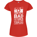 Photography How Your Face Looks Sometimes Womens Petite Cut T-Shirt Red