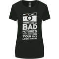 Photography How Your Face Looks Sometimes Womens Wider Cut T-Shirt Black