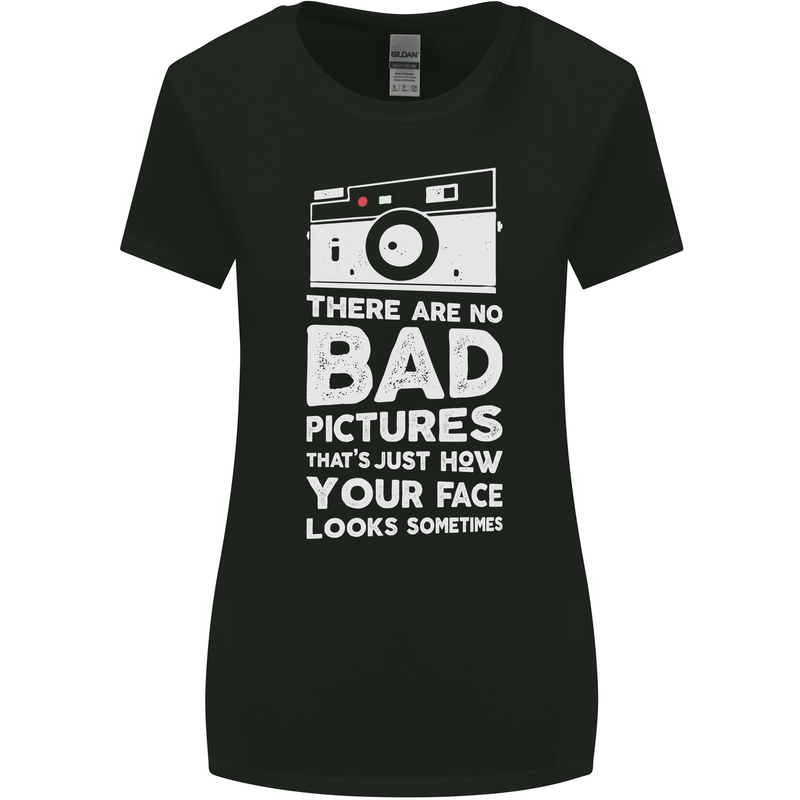 Photography How Your Face Looks Sometimes Womens Wider Cut T-Shirt Black