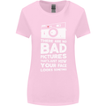 Photography How Your Face Looks Sometimes Womens Wider Cut T-Shirt Light Pink