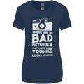 Photography How Your Face Looks Sometimes Womens Wider Cut T-Shirt Navy Blue