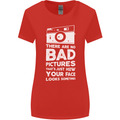 Photography How Your Face Looks Sometimes Womens Wider Cut T-Shirt Red