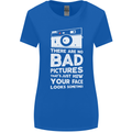 Photography How Your Face Looks Sometimes Womens Wider Cut T-Shirt Royal Blue