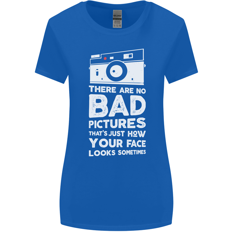 Photography How Your Face Looks Sometimes Womens Wider Cut T-Shirt Royal Blue