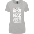Photography How Your Face Looks Sometimes Womens Wider Cut T-Shirt Sports Grey