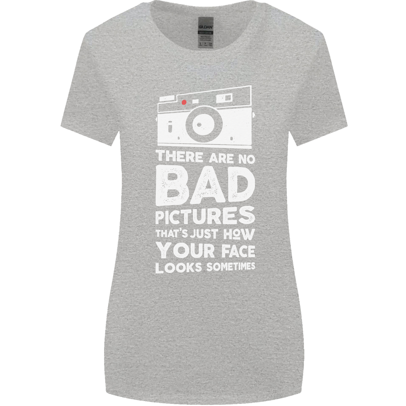 Photography How Your Face Looks Sometimes Womens Wider Cut T-Shirt Sports Grey