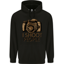 Photography I Shoot People Photographer Childrens Kids Hoodie Black