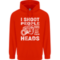 Photography I Shoot People Photographer Childrens Kids Hoodie Bright Red