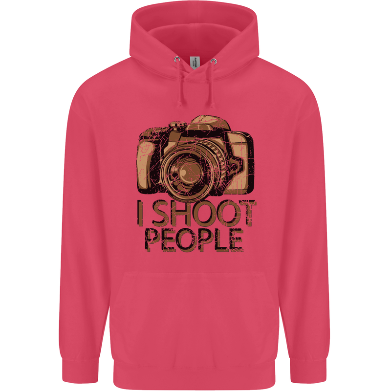 Photography I Shoot People Photographer Childrens Kids Hoodie Heliconia