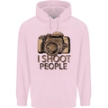 Photography I Shoot People Photographer Childrens Kids Hoodie Light Pink