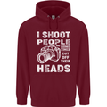 Photography I Shoot People Photographer Childrens Kids Hoodie Maroon