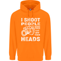 Photography I Shoot People Photographer Childrens Kids Hoodie Orange