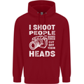 Photography I Shoot People Photographer Childrens Kids Hoodie Red