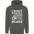 Photography I Shoot People Photographer Childrens Kids Hoodie Storm Grey