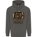 Photography I Shoot People Photographer Childrens Kids Hoodie Storm Grey