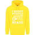 Photography I Shoot People Photographer Childrens Kids Hoodie Yellow