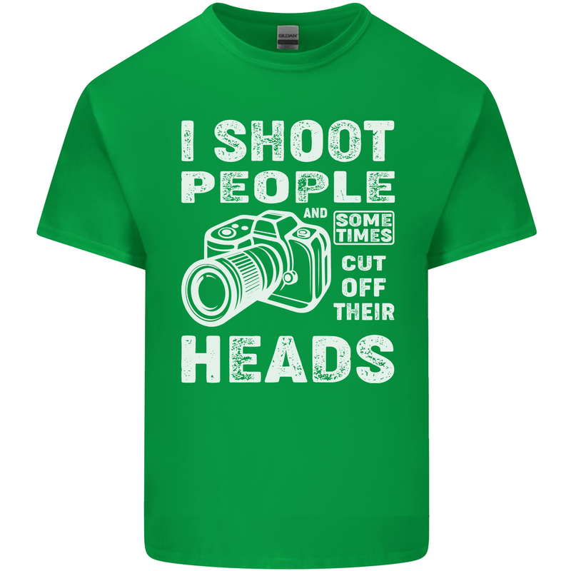 Photography I Shoot People Photographer Kids T-Shirt Childrens Irish Green