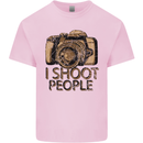 Photography I Shoot People Photographer Kids T-Shirt Childrens Light Pink