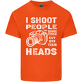 Photography I Shoot People Photographer Kids T-Shirt Childrens Orange