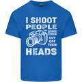 Photography I Shoot People Photographer Kids T-Shirt Childrens Royal Blue