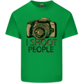 Photography I Shoot People Photographer Mens Cotton T-Shirt Tee Top Irish Green