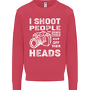 Photography I Shoot People Photographer Mens Sweatshirt Jumper Heliconia