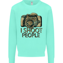Photography I Shoot People Photographer Mens Sweatshirt Jumper Peppermint