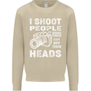 Photography I Shoot People Photographer Mens Sweatshirt Jumper Sand