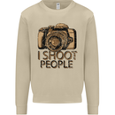 Photography I Shoot People Photographer Mens Sweatshirt Jumper Sand