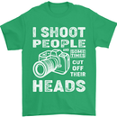 Photography I Shoot People Photographer Mens T-Shirt Cotton Gildan Irish Green