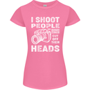 Photography I Shoot People Photographer Womens Petite Cut T-Shirt Azalea