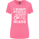 Photography I Shoot People Photographer Womens Wider Cut T-Shirt Azalea