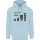 Photography Important Choices Photographer Childrens Kids Hoodie Light Blue