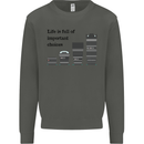 Photography Important Choices Photographer Kids Sweatshirt Jumper Storm Grey