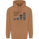 Photography Important Choices Photographer Mens 80% Cotton Hoodie Caramel Latte