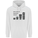 Photography Important Choices Photographer Mens 80% Cotton Hoodie White