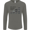 Photography Important Choices Photographer Mens Long Sleeve T-Shirt Charcoal