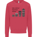 Photography Important Choices Photographer Mens Sweatshirt Jumper Heliconia