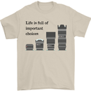 Photography Important Choices Photographer Mens T-Shirt Cotton Gildan Sand