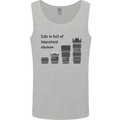 Photography Important Choices Photographer Mens Vest Tank Top Sports Grey