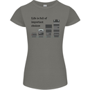 Photography Important Choices Photographer Womens Petite Cut T-Shirt Charcoal