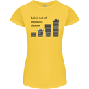 Photography Important Choices Photographer Womens Petite Cut T-Shirt Yellow