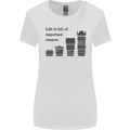 Photography Important Choices Photographer Womens Wider Cut T-Shirt White